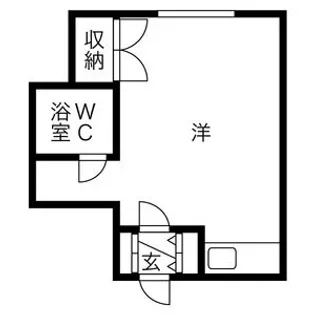 プレイス円山【4階】の間取り