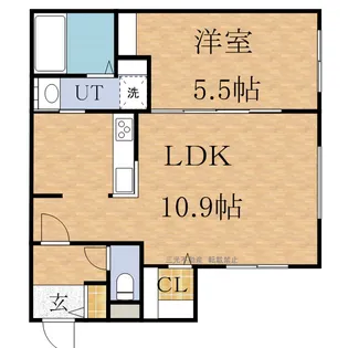 ラヴェーラ裏参道【204号室】の間取り