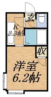 澄川天神マンション【2階】の間取り