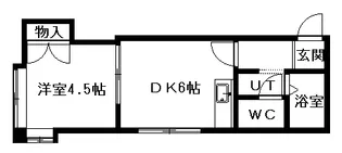 グランステージ円山公園Ⅱ【202号室】の間取り