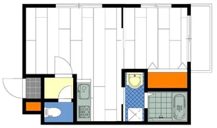 BELLE VILLE平岸【3階】の間取り