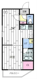 MTガーデン円山【403号室】の間取り