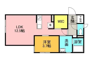 エルザ中島公園【503号室】の間取り