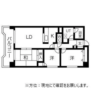 アジエステート大通西プラザ【0701号室】の間取り