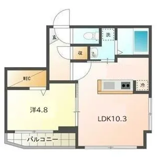PLAZA緑丘【2階】の間取り