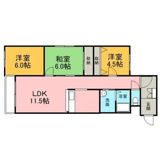 サウス15【00302号室】の間取り