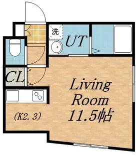 GARDEN SOUTH 1【2階】の間取り