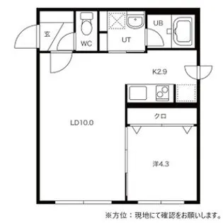 CASTLE(キャッスル)【2階】の間取り