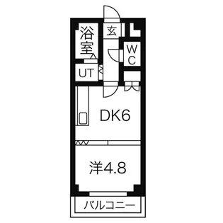 OMレジデンス宮の森【3階】の間取り