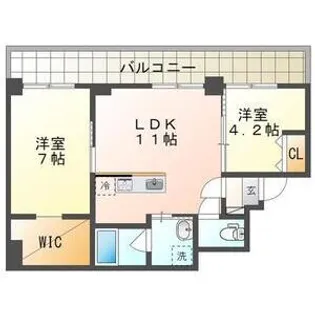 スペチアーレ420【2階】の間取り