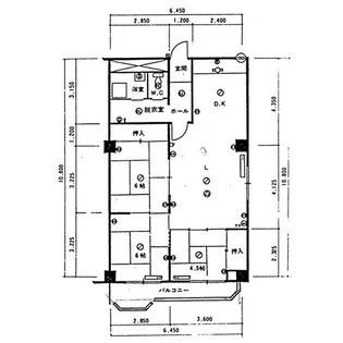 緑苑ビル【1008号室】の間取り