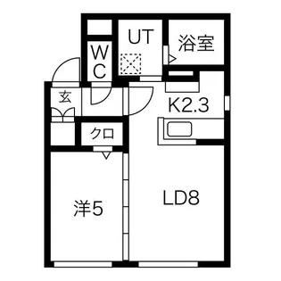 DAYS発寒南【2階】の間取り