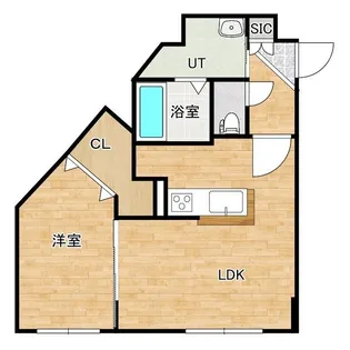 DAYS発寒南【2階】の間取り
