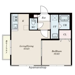 北海道札幌市豊平区中の島一条7丁目【マンション】の間取り