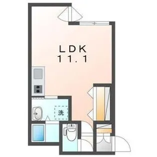 COFFRET(コフレ)東札幌42【406号室】の間取り