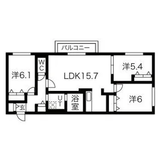 EN 本通17【3階】の間取り