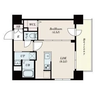 プライマル札幌桑園【8階】の間取り