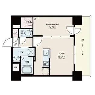 プライマル札幌桑園【5階】の間取り