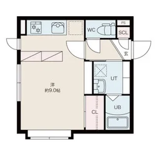 コッペリア【1階】の間取り