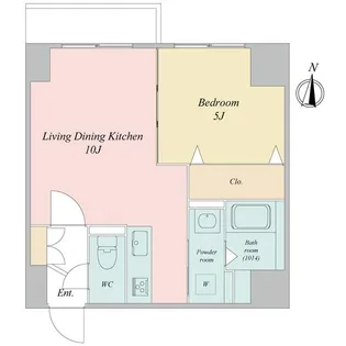 リーガル—セント【10階】の間取り