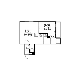 SERAM.円山レジデンス(セラム)【2階】の間取り