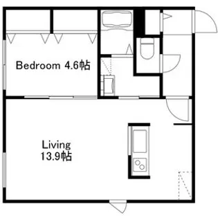 Insignia大通東(インシグニア)【4階】の間取り