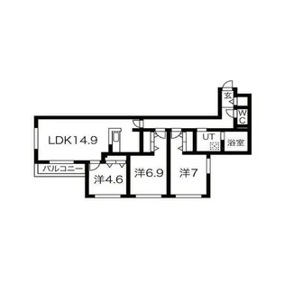 3LDKの間取り画像