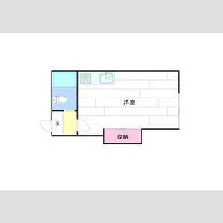 シャネル八軒B棟【203号室】の間取り