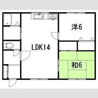 曙ハイツ【202号室】の間取り