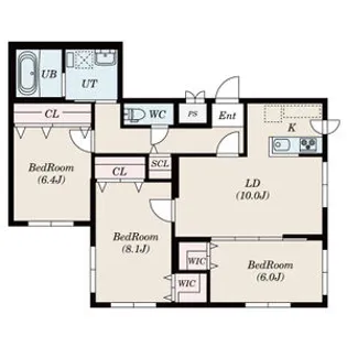 ロアジ南12条【4階】の間取り