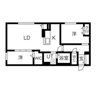 RESIDENCE SHINMEI 北円山【3階】の間取り