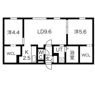 LIVEASE YAMANOTE(リヴィースヤマノテ)【2階】の間取り