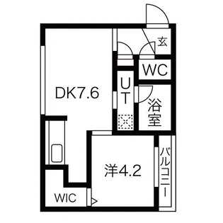 CHERISIS南6条【4階】の間取り