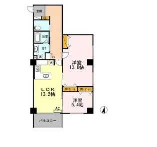 札幌まち家勇﨑【3階】の間取り