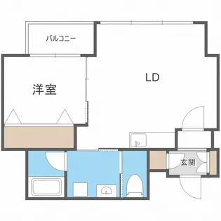 プレミアムガーデン北円山【8階】の間取り