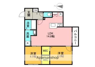 ブランシャールALAIN幌平橋【2階】の間取り