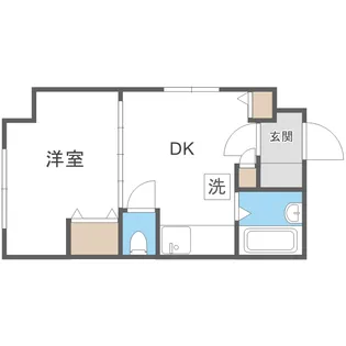 PARK AVENUE NAKAJIMA【706号室】の間取り