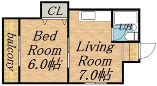 PARK AVENUE NAKAJIMA【403号室】の間取り