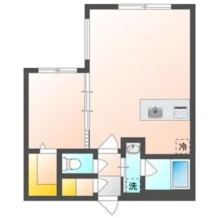 カレラ学園前【2階】の間取り