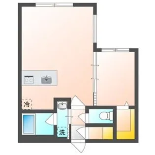 カレラ学園前【4階】の間取り