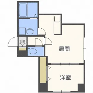EーHORIZON山鼻【202号室】の間取り