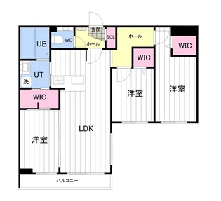 ONE YAMAHANA【5-B号室】の間取り
