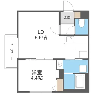 アイビル18【304号室】の間取り