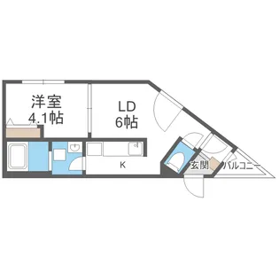 アイビル18【301号室】の間取り