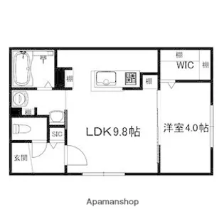 北海道札幌市中央区宮の森一条7丁目【マンション】の間取り
