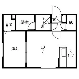 CAMPANELLA平岸(カンパネラ平岸) 仮)平岸4ー9MS【3階】の間取り