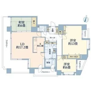 ライフプラザ北2条【501号室】の間取り