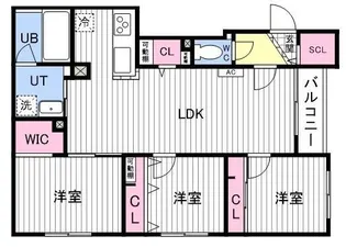 ASTER S14【3階】の間取り