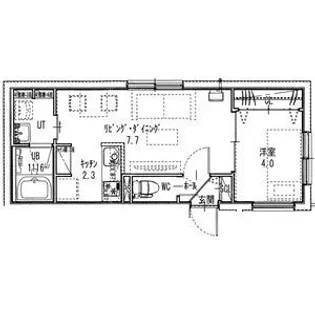 FーWORKS南郷【4階】の間取り