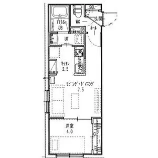 FーWORKS南郷【2階】の間取り